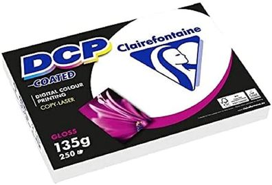 Clairefontaine 6841C Druckerpapier DCP Premium Kopierpapier für farbintensiven ...