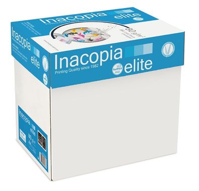 2500 Blatt Inacopia Elite 80g/ m² Premiumpapier DIN-A4 weiß