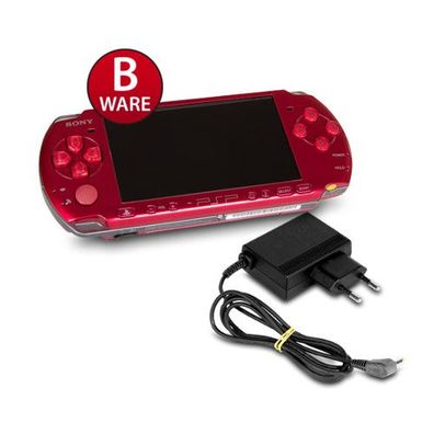 Sony Playstation Portable - PSP 3004 Slim & Lite Konsole Rot / Red #32B + Kabel