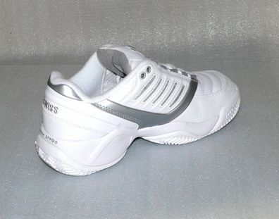 K-Swiss Surpass 9160155 Damen Schuhe Freizeit Sneakers Lauf Boots Weiß Silb 39,5