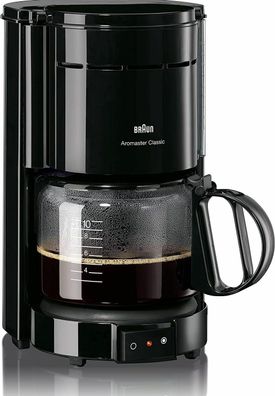 Braun KF47/1 Kaffeemaschine Aromaster Glaskanne 1,20L 1000W Autooff Warmplatte