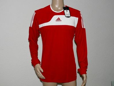 Adidas X19688 Autheno 12 JSY LS Fußball Trikot langarm Lauf Shirt S M L Rot Weiß