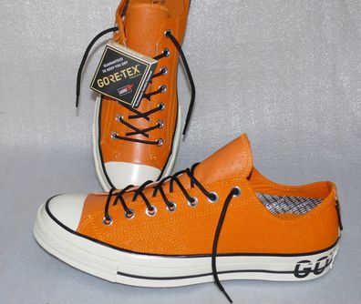 Converse 163228C CHUCK 70 OX Goretex Leder Schuhe Sneaker Boots 44,5 45 Orange
