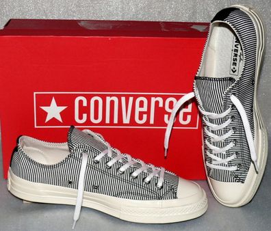 Converse 161372C ALL STAR Chuck 70 OX Canvas Schuhe Sneaker 42,5 45 Black Egret