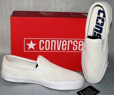 Converse 164155C ONE STAR CC SLIP ON Rau UP Leder Schuhe Sneaker 44,5 47,5 Natur