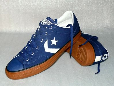 Converse 159742C ALL STAR PLAYER OX Canvas Schuhe Sneaker Boots 45 Navy Braun