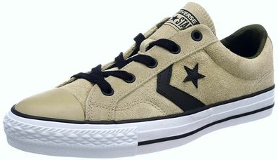 Converse 159728C STAR PLAYER OX Suede Leder Schuhe Sneaker 44,5 50 Vintage Khaki