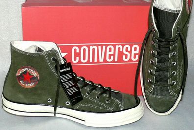 Converse 162371C Chuck 70 HI Suede Leder Schuhe Sneaker Boots 45 49 Utility Grün