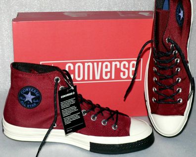 Converse 161478C Chuck 70 HI Canvas TEX Schuhe Sneaker Boots 44 48 Dark Burgundy