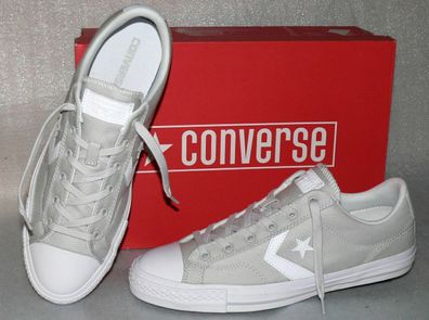 Converse 161074C STAR PLAYER OX Canvas Schuhe Sneaker Boots 42,5 46 Mause White