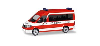 Herpa 095013 VW Crafter Bus HD MTW, Feuerwehr Nürnberg-Neunhof Maßstab 1:87