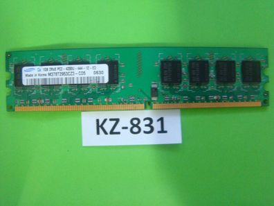 Samsung M378T2953CZ3-CD5 1 GB DDR 2 RAM PC2-4200 533 MHz CL4 #Kz-831