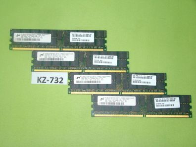 Micron MT36HTF25672PY-667D1 Server DDR2 SDRAM 4x 2GB #KZ-732 Tray 1