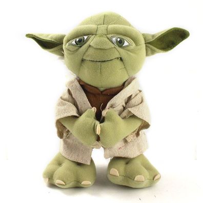 22cm Stofftier Puppe Star Wars Master Yoda Plüschtier Spielzeug Geschenk Grün