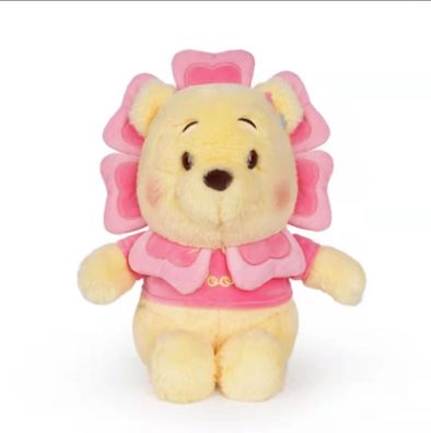 25cm Stofftier Puppe Blumenfee Pooh Bear Plüschtier Spielzeug Geschenk Gelb
