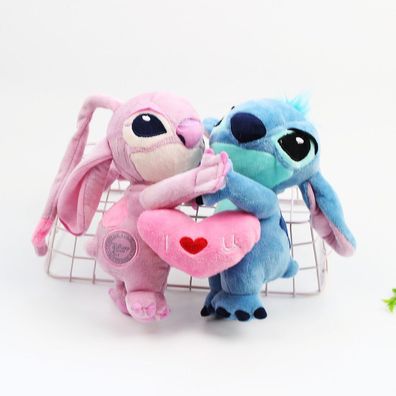 20cm Stofftier Puppe Stitch Angel Paaren Plüschtier Spielzeug Geschenk