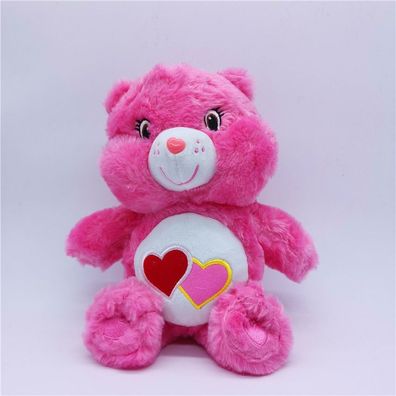 30CM The Care Bears Stofftier Puppe Bedtime Bear Love-A-Lot Bear Plüschtier Rosa