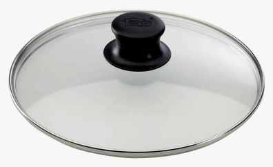 ELO Glasdeckel Sichtkochen ABS Kunststoffknauf für Pfannen 28cm Pfannendeckel 31