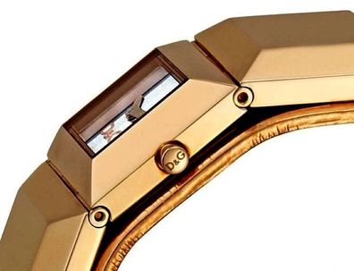D&G Damen Armbanduhr DW0271 Dance Dolce & Gabbana Uhr Rosa Gold Geschenkbox