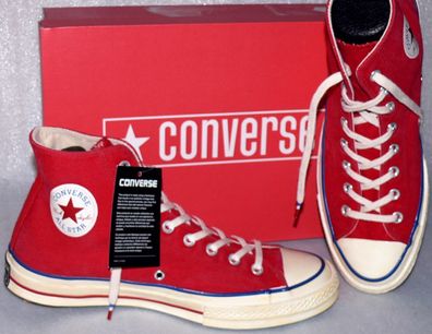 Converse 159567C CTAS 70 Hi Canvas Schuhe Sneaker Boots 43 44,5 Red Egret Blue