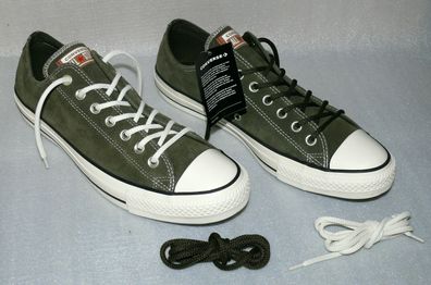 Converse 163868C ALL STAR CTAS OX Wild Leder Schuhe Sneaker Boots 46,5 Dark Grün