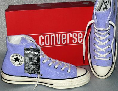 Converse 157454C CTAS 70 HI Rau Suede Leder Schuhe Sneaker Boots 42,5 43 44 Blau