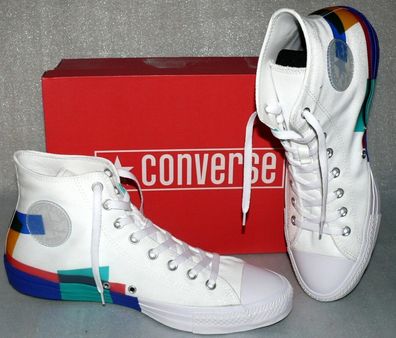 Converse 165092C ALL STAR CTAS Hi Canvas TEX Schuhe Sneaker Boots 46,5 Weiß Blau