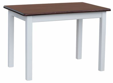 Großer Esstisch Küchentisch Speisetisch Tisch Kiefer Weiss Farbe Nuss