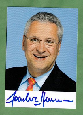Joachim Herrmann (bay. Staatsminister des Inneren - CSU) - persönlich signiert