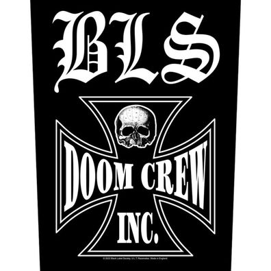 Black Label Society Doom Crew Rückenaufnäher Backpatch NEU & Official!