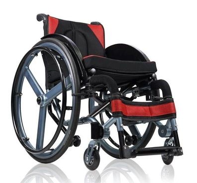 Antar faltbarer Rollstuhl Leichtgewicht extra leicht Sport Hinterräder 120 kg