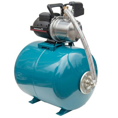 Hauswasserwerk Grundfos Pumpe JP 5-48 5000l/ h 24L 50 L 80L 100L Druckbehälter