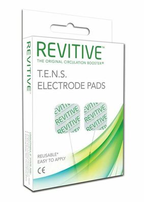 2 Paar Tens Elektroden Body Pads Revitive wiederverwendbar für Revitive Medic