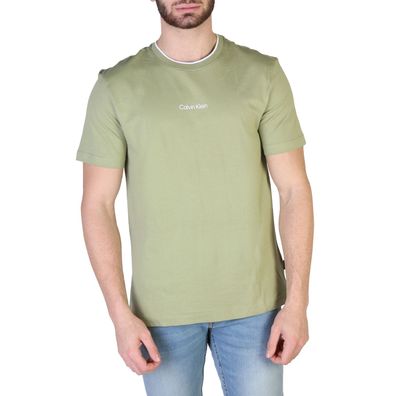 Calvin Klein -BRANDS - Bekleidung - T-Shirts - K10K107845-LJ9 - Herren - olivedrab