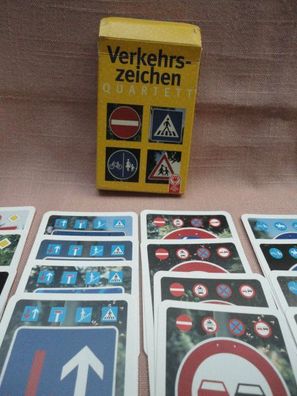 Quartett Kartenspiel Verkehrszeichen ASS Altenburg Stralsunder