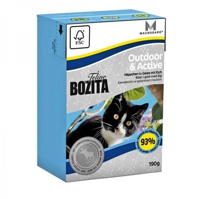 Bozita Cat Tetra Recard Outdoor & Active 190 g (Menge: 16 je Bestelleinheit)