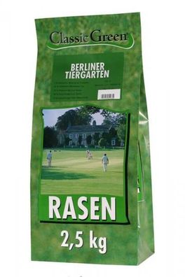 Classic Green Rasen Berliner Tiergarten Plastikbeutel 2,5kg (Menge: 4 je Bes...