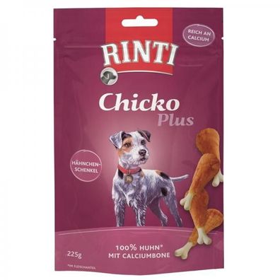 Rinti Chicko Plus Hähnchenschenkel mit Calciumbone 225 g (Menge: 9 je Beste...