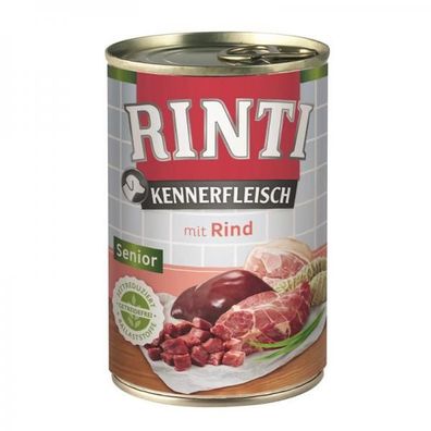 Rinti Dose Kennerfleisch Senior Rind 400 g (Menge: 12 je Bestelleinheit)