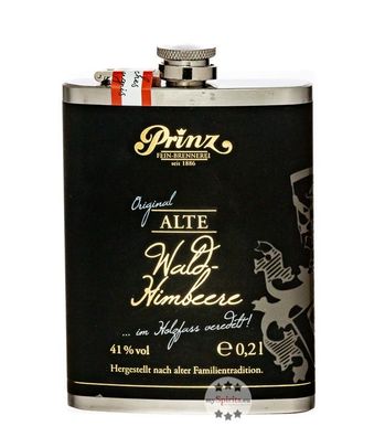 Prinz Flachmann Alte Wald-Himbeere (41 % Vol., 0,2 Liter) (41 % Vol., hide)