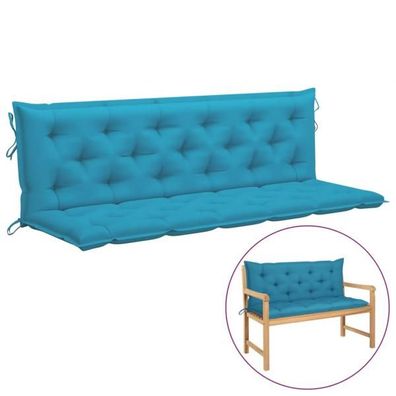Gartenbank-Auflagen Hellblau 180x50x7 cm Oxford-Gewebe