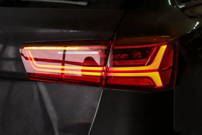 Komplett-Set LED Facelift Heckleuchten mit dynamischen Blinklicht für Audi A6 4G ...