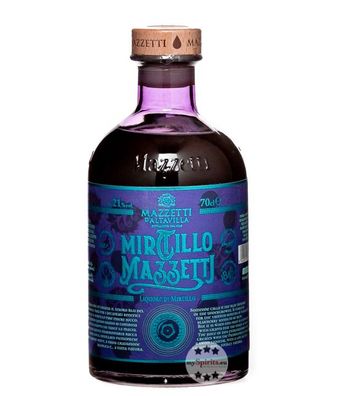 Mazzetti Mirtillo Likör mit Heidelbeeren & Grappa (21 % Vol., 0,7 Liter)