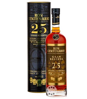 Ron Centenario 25 Gran Reserva Rum (, 0,7 Liter) (40 % Vol., hide)