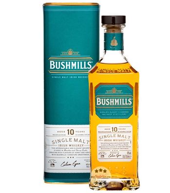 Bushmills 10 Jahre Single Malt Irish Whiskey (, 0,7 Liter) (40 % Vol., hide)
