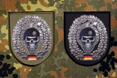 CIR Skull Wappen"Aufnäher"Patch/ Bundeswehr/ Reservist/ Veteran/ Bw/ Cyber