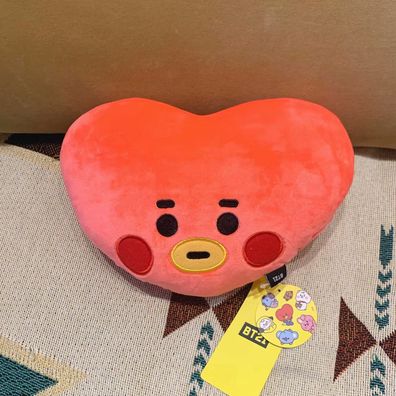 18CM BTS Stofftier Puppe Herzförmig Bangtan Boys TATA V Plüschtier Kissen