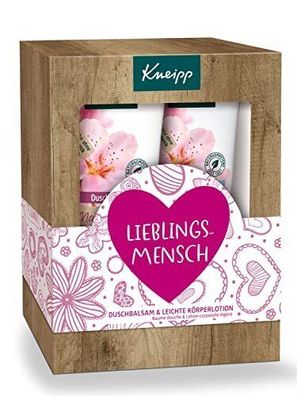 Kneipp Geschenkpackung Lieblingsmensch Mandelblüten Hautzart 2 x 200 ml