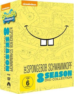 Spongebob Schwammkopf SSN 1-8 BOX(DVD)Min: 4124/ DD2.0/ VB Komplettbox, 27DVDs - ...