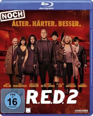 R.E.D. 2 - Noch Älter. Härter. Besser (Blu-Ray] Neuware